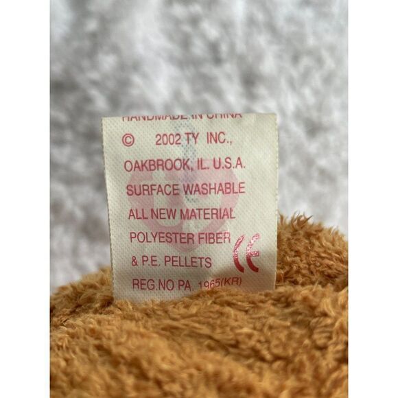 Ty The Beanie Babies Collection Brown Bear “Woody” RETIRED 2002 - Picture 4 of 4